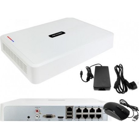 NVR 8 Canale HIKVISION HiWatch HWN-2108H-8P PoE